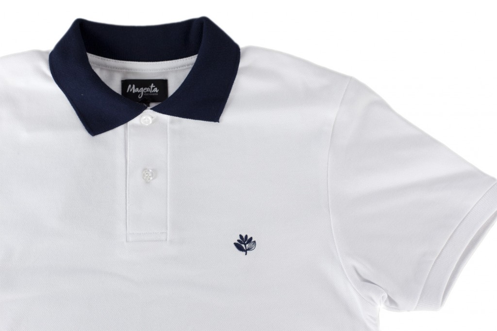 Blue Collar Polo White