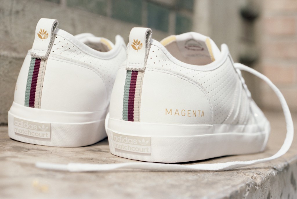 Adidas Magenta shoes back